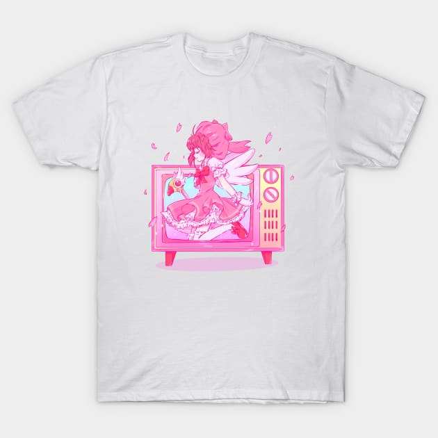 Sakura Retro T-Shirt by Bunnytone